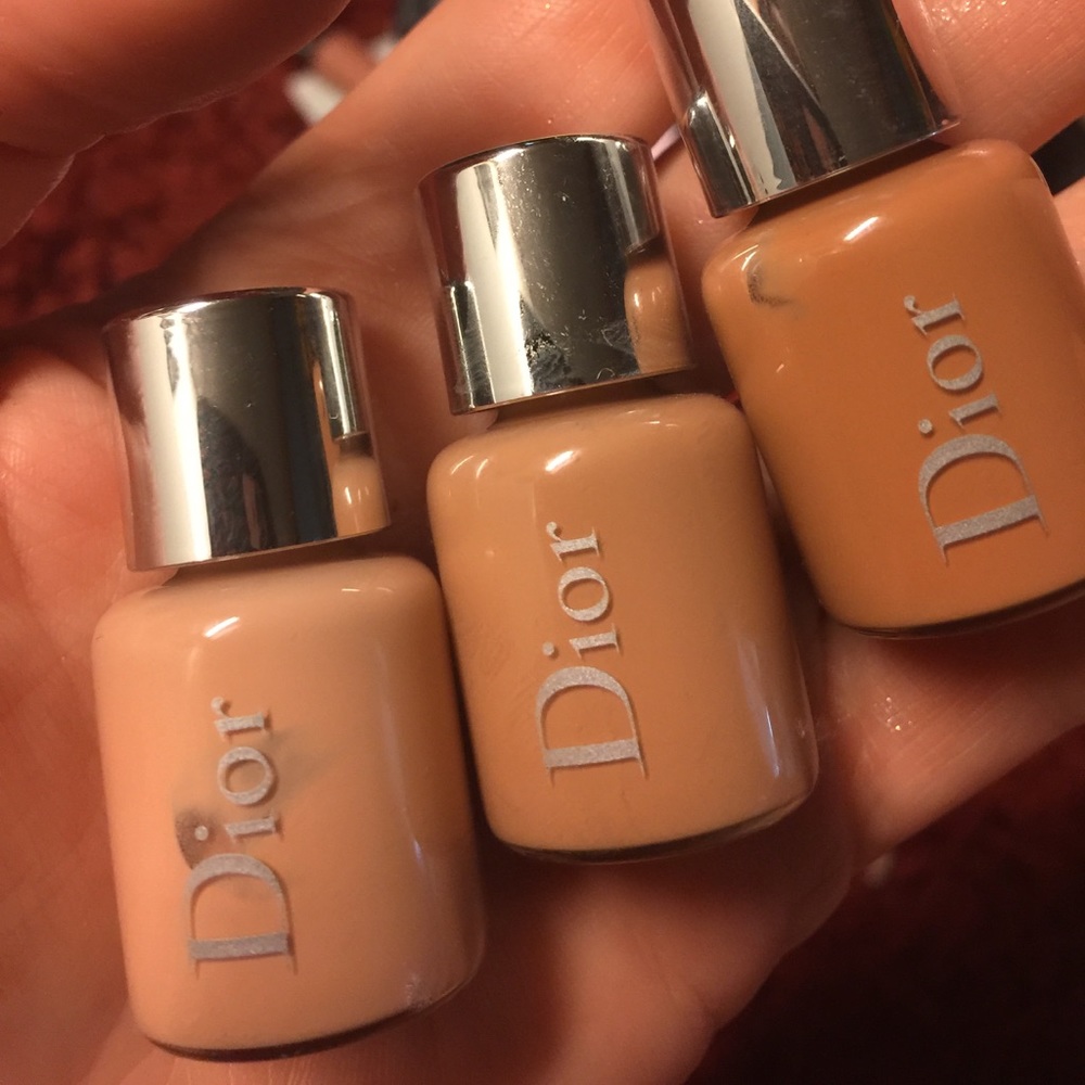Dior Backstage Foundation Samples